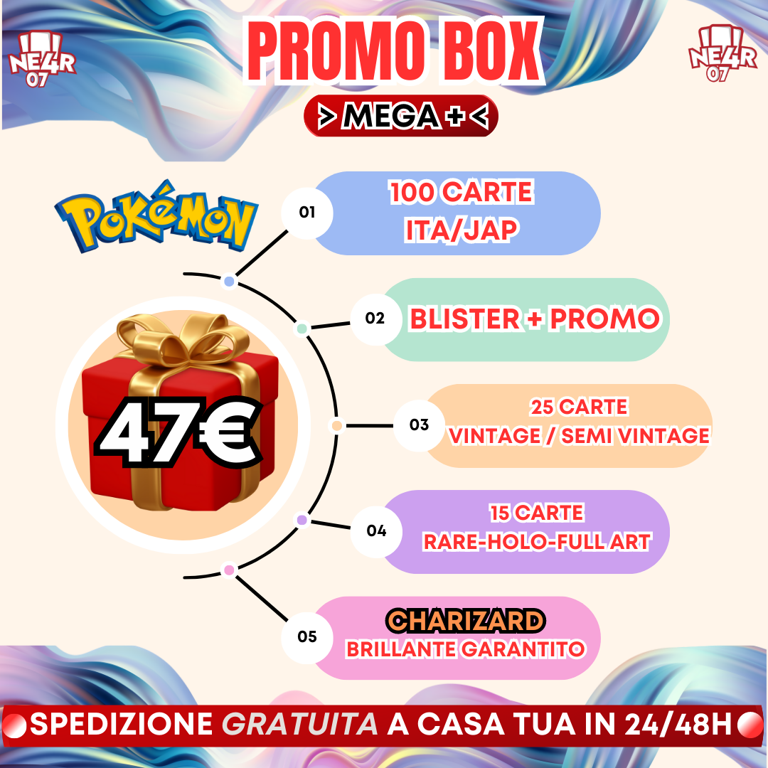 Mystery box Pokemon Mistery Promo Box - Mega Plus - Near07 Store