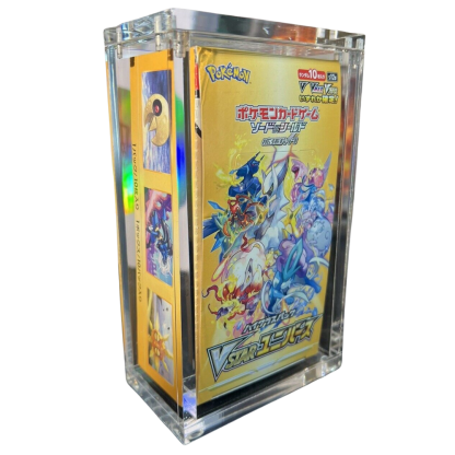 magnetic case teca per box pokemon giapponese 10 buste espositore in plexiglass acrylic