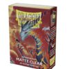 Dragon Shield japanese size matte clear 60 outer sleeves small per carte yugioh
