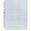 ultra pro silver series 100 pagine 9 spazi anelli per carte pokemon yugioh pages - immagine 2