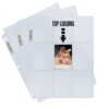 ultra pro silver series 100 pagine 9 spazi anelli per carte pokemon yugioh pages - immagine 3