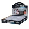 ultra pro platinum series 100 pagine 4 spazi per toploader 130pt carte sigillate