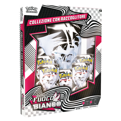 Pokemon Collezione Fuoco Bianco Con Raccoglitore ITA