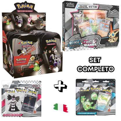 Pokemon Set Completo Luce Nera E Fuoco Bianco ITA PT.2