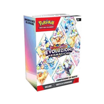 Pokemon evoluzioni prismatiche bundle da 6 buste ITA