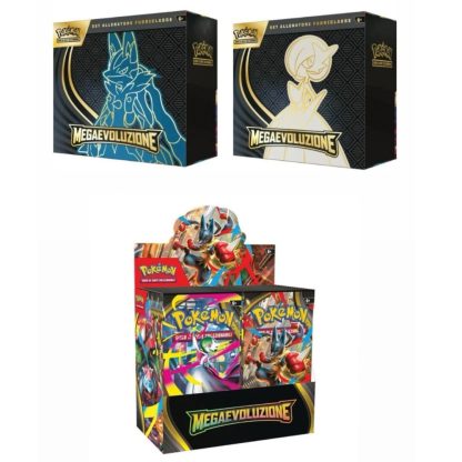 Booster Box 36 buste Megaevoluzione ITA + coppia etb